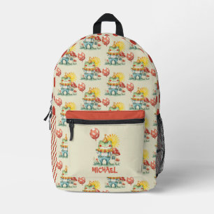 Sac À Dos Imprimé Aquarelle Clown Frog Cute Cottagecore Nom