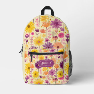 Sac À Dos Imprimé Arabella en cascade moderne modèle floral