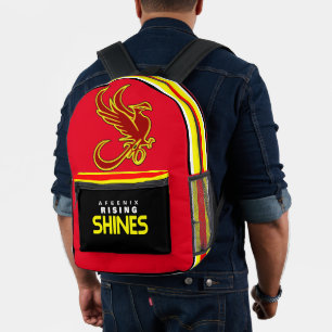 SAC À DOS IMPRIMÉ ARRIÈRE DE CHAÎNES AR DELUXE