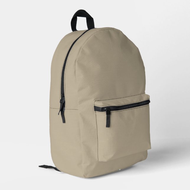 Sac À Dos Imprimé Arrière-plan beige clair Soft Light – Conception d (Coin arrière gauche)