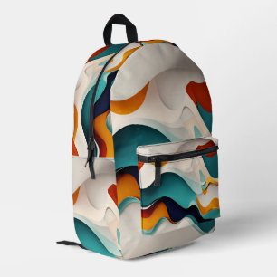 Sac À Dos Imprimé Art Abstrait