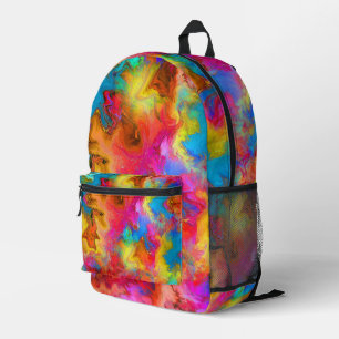 Sac À Dos Imprimé Art arc-en-ciel coloré moderne branché