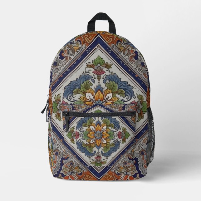 Sac À Dos Imprimé Art déco (Recto)