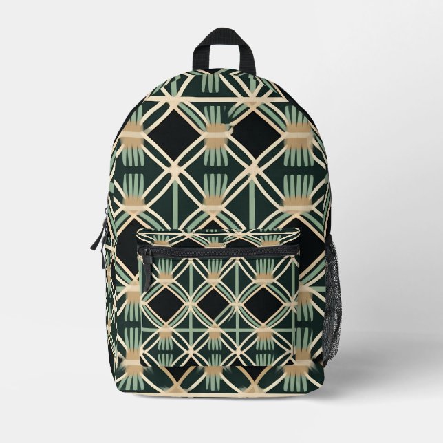 Sac À Dos Imprimé Art déco (Recto)