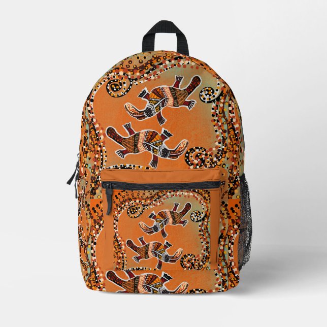 SAC À DOS IMPRIMÉ ART DU PLATYPUS        (Recto)