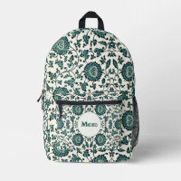 Art Nouveau motif floral chinois Repro avec nom