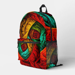 Sac À Dos Imprimé Artiste coloré moderne Art Abstrait Motif #09
