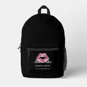 Sac À Dos Imprimé Artiste de maquillage rose Kiss Professional