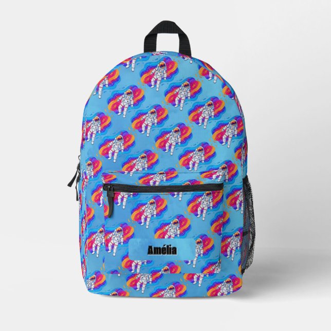 Sac À Dos Imprimé Astronaute (Recto)