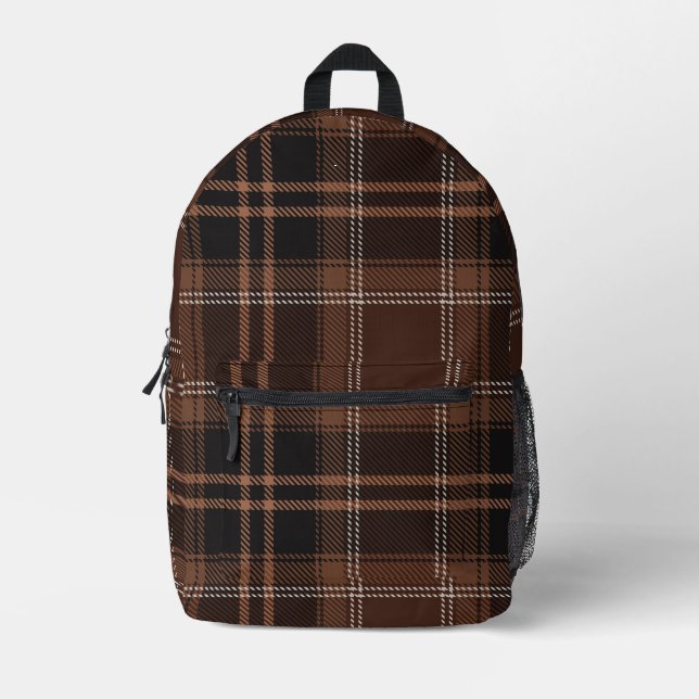 Sac À Dos Imprimé Auburn Academia Plaid (Recto)