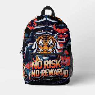 Sac À Dos Imprimé Aucun risque de récompense - Samurai Tiger