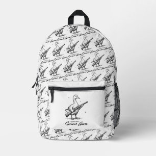 Sac À Dos Imprimé Aujourd'hui, je suis une grande oie amoureuse avec