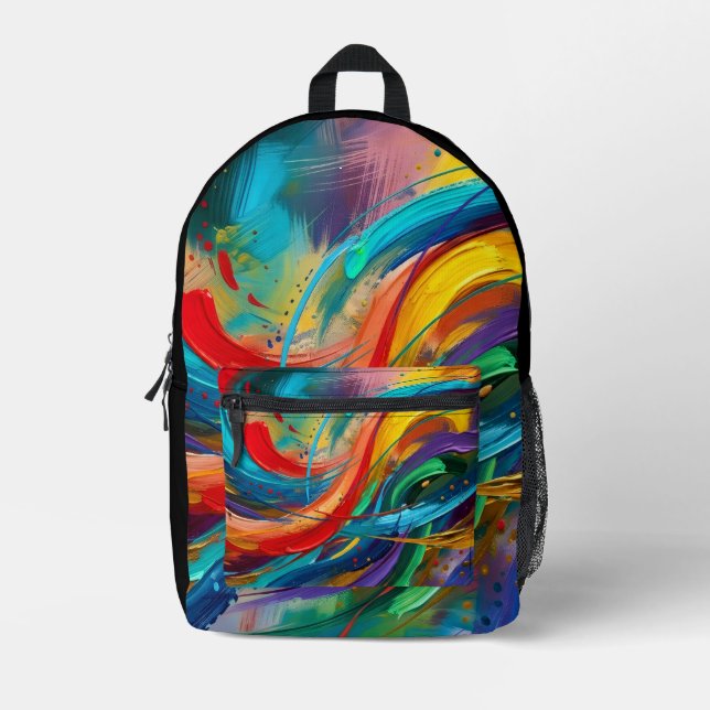 Sac À Dos Imprimé Avec Créativité Dans Chaque Déta (Recto)