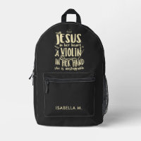 Avec Jésus dans son coeur Un violon dans la main c
