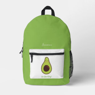 Sac À Dos Imprimé Avo Good Day Punny Avocado Personnalisé