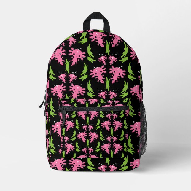 Sac À Dos Imprimé Axaotl Salamander Cadeau Enfants (Recto)