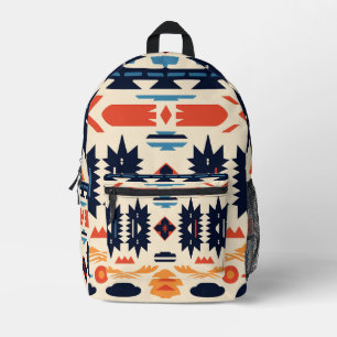Sac À Dos Imprimé Aztec géométrique tribal boho du Sud-Ouest