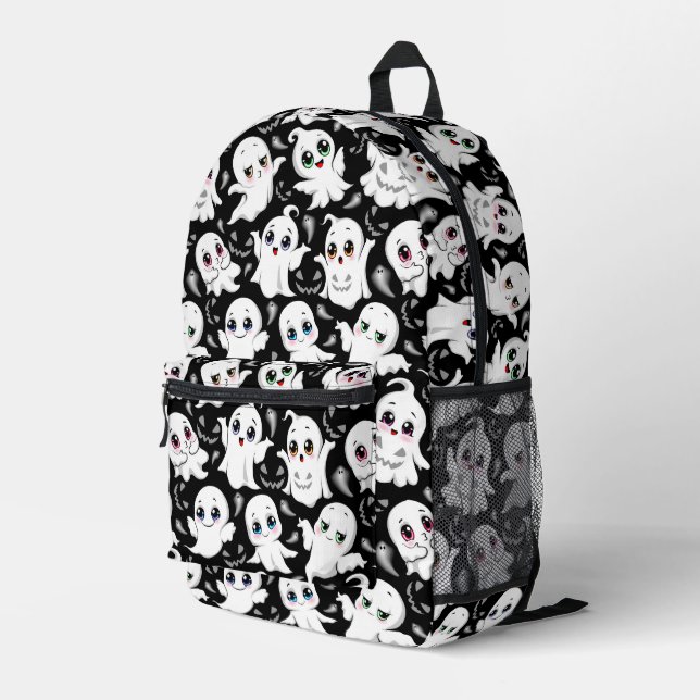 Sac À Dos Imprimé Baby Ghosts Éffrayant mignon Halloween humeur (Coin arrière droit)