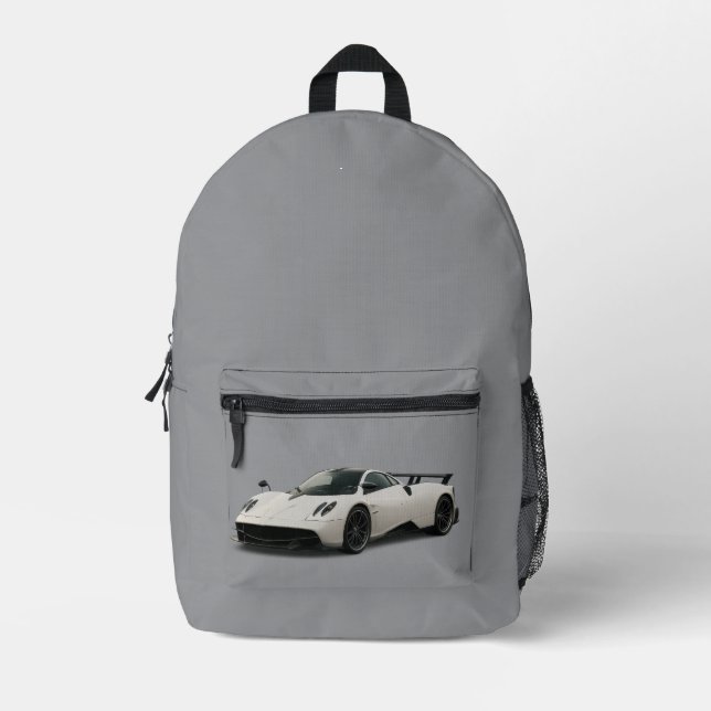 Sac À Dos Imprimé Backpack with pagani design (Recto)
