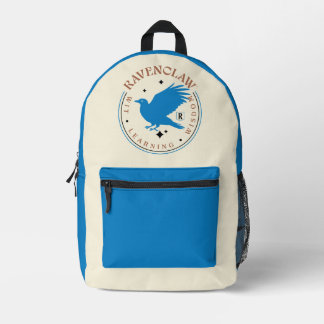 Sac À Dos Imprimé Badge de la Fierté de la maison d'aigle bleu RAVEN