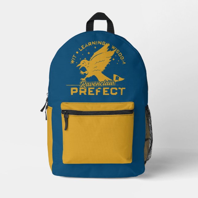 Sac À Dos Imprimé Badge de Préfet RAVENCLAW™ (Recto)