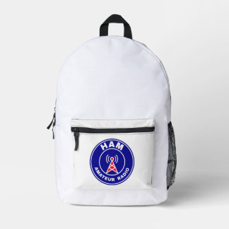 Sac À Dos Imprimé Badge d'opérateur radio amateur de l'expédition HA