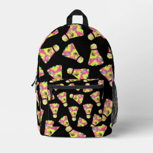 Sac À Dos Imprimé Badminton Shuttlecock Art motif coloré cadeau