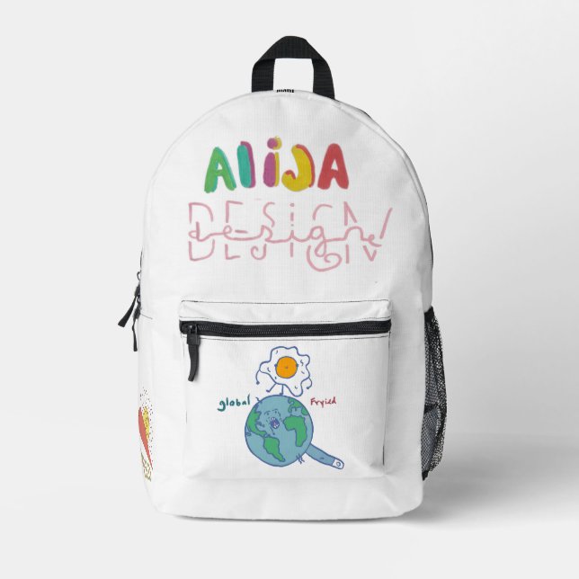 Sac À Dos Imprimé bag alija design by jaime (Recto)