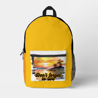 Sac À Dos Imprimé Balise Live