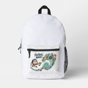 Sac À Dos Imprimé Balle de Football Génie Magique Cadeau Drôle de Fo
