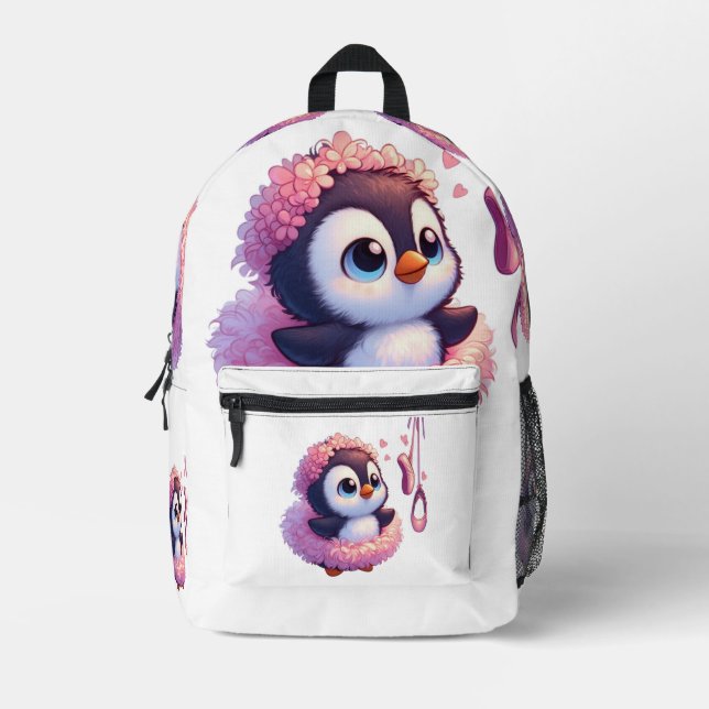 Sac À Dos Imprimé Ballerina Penguin Dreams (Recto)