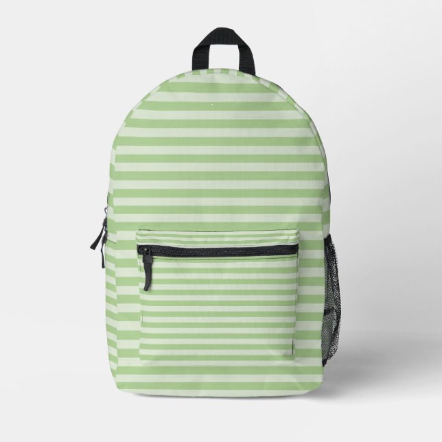Sac À Dos Imprimé Bandes vertes (Recto)