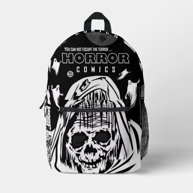 Sac À Dos Imprimé Bandoulière Comics HORROR (Recto)