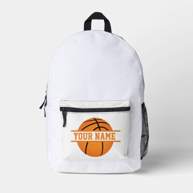 Sac À Dos Imprimé Basket-ball sur mesure (Recto)