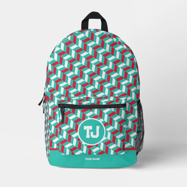 Sac À Dos Imprimé Beau Motif Fun Basketball (Recto)