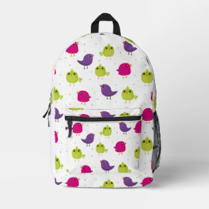 Sac À Dos Imprimé Beaux oiseaux colorés