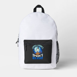Sac À Dos Imprimé Bébé Fantôme sous la Lune d'Halloween