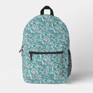 Sac À Dos Imprimé Belle aquarelle gris transparent motif floral ombr