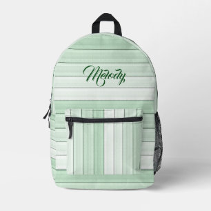 Sac À Dos Imprimé Belle Monnaie Vert Tailles Jolie & Fille