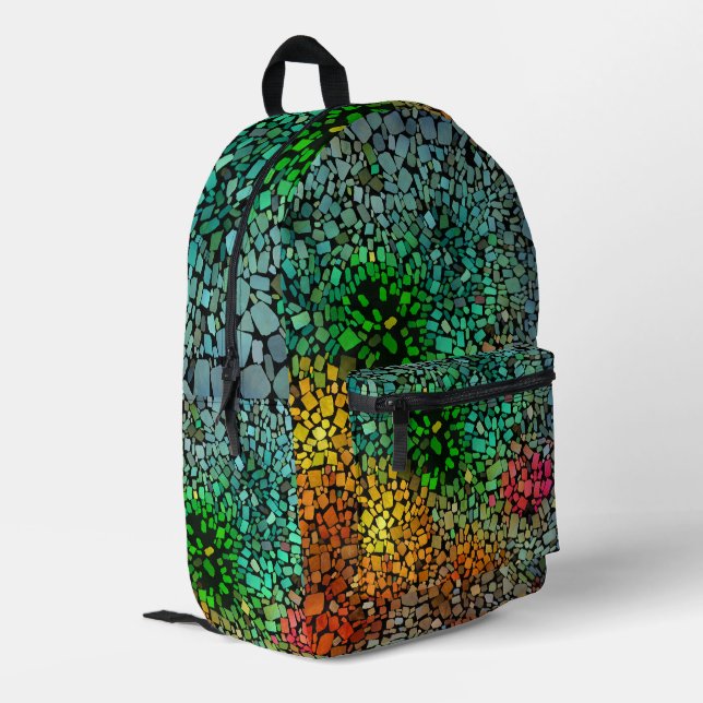 Sac À Dos Imprimé Belle mosaïque (Coin arrière gauche)