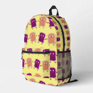 Sac À Dos Imprimé Beurre d'arachide et caricature de gelée