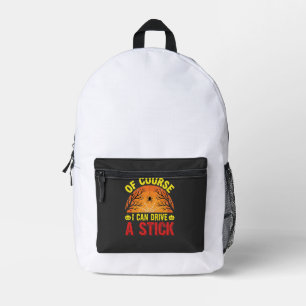 Sac À Dos Imprimé Bien sûr que je peux conduire un bâton Halloween D