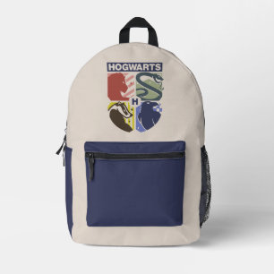 Sac À Dos Imprimé Blason de Poudlard™ vintage estampillé
