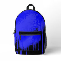 bleu foncé et noir goutte