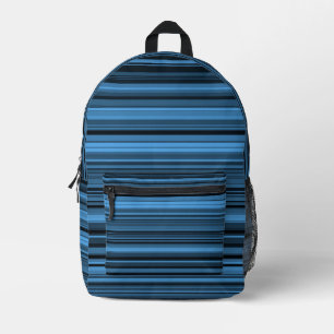 Sac À Dos Imprimé Bleu - Grandes noires