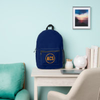 Bleu marine et couleurs et lettres de l'école oran