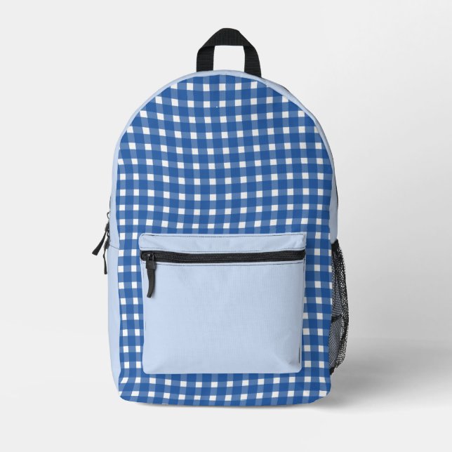 Sac À Dos Imprimé blue picnic backpack  (Recto)