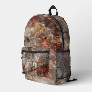 Sac À Dos Imprimé Bois Petrifié Rock Back Pack