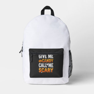 Sac À Dos Imprimé Bonbons Halloween Création Fantôme Effrayant_1