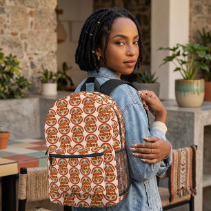 Sac À Dos Imprimé Bonne Vibration